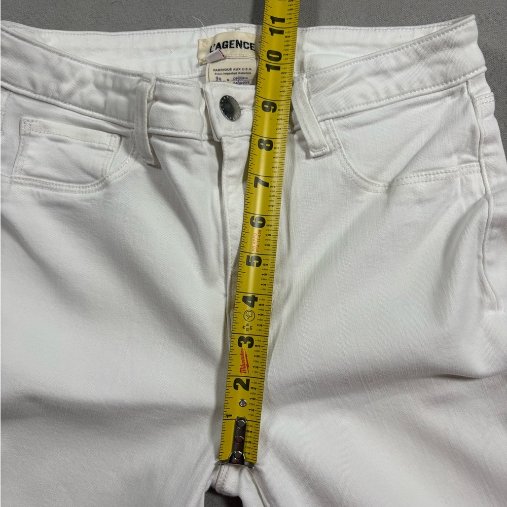 L'AGENCE Women's Crisp White Skinny Jeans Size 28 - Picture 6 of 8